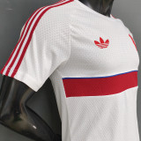 2027 M Utd Retro Style Player Version Soccer Jersey