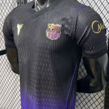 2026-27 BA Away Black Purple Player Version Soccer Jersey 胸前空白版