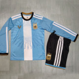 2026-27 Argentina MESSI Farewell Match Kids Long Sleeve Soccer Jersey