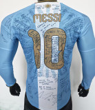 MESSI #10 Signature Edition Argentina MESSI Farewell Match Player Version Long Sleeve Jersey 2026-27