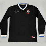 2027 Corinthians Black Fans Long Sleeve Soccer Jersey