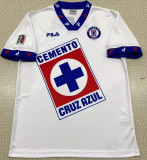 1996-1997 Cruz Azul Away White Retro Soccer Jersey