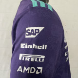 2026-27 Mercedes AMG Petronas F1 Purple Long Sleeve Team T-Shirt