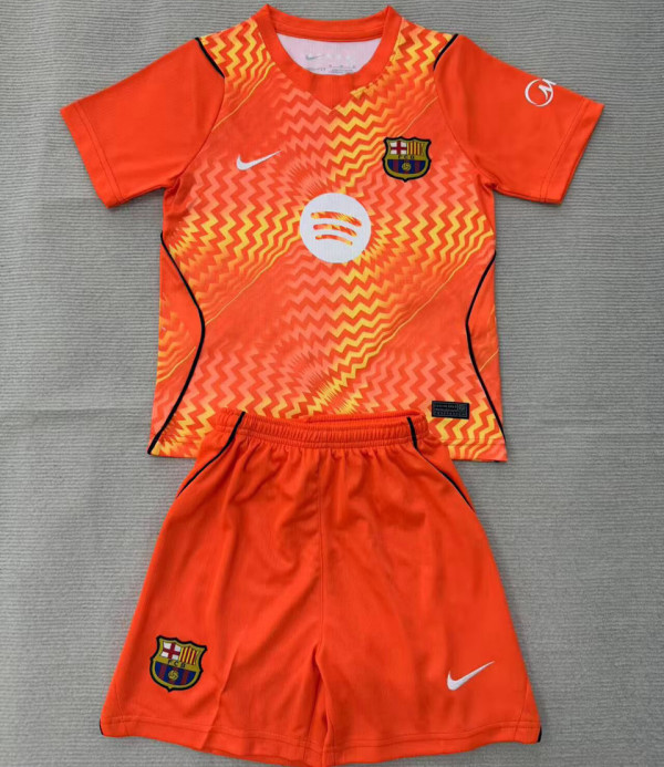 2026-27 BA Goalkeeper Orange Kids Soccer Jersey