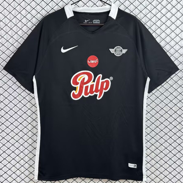2017 Libertad Asuncion Away Black Retro Soccer Jersey