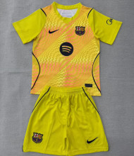 2026-27 BA Goalkeeper Yellow Kids Soccer Jersey