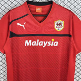 2012-2013 Cardiff City Red Retro Soccer Jersey