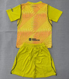 2026-27 BA Goalkeeper Yellow Kids Soccer Jersey