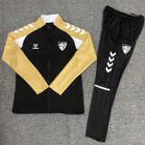 2026-27 Malaga Black Jacket Tracksuit