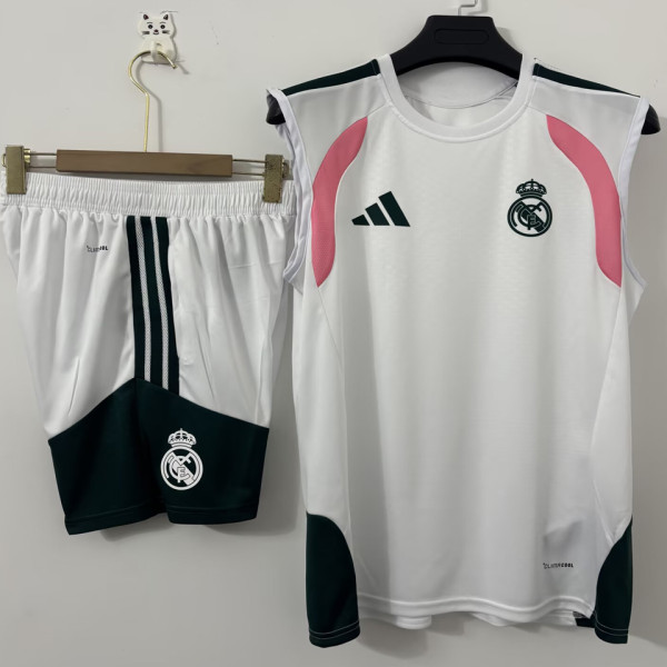 2026-27 RM White Training Vest Jersey (A Set)