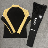 2026-27 Malaga Black Jacket Tracksuit