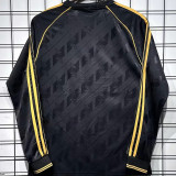 2026-27 AA Black Retro Styley Fans Long Sleeve Soccer Jersey