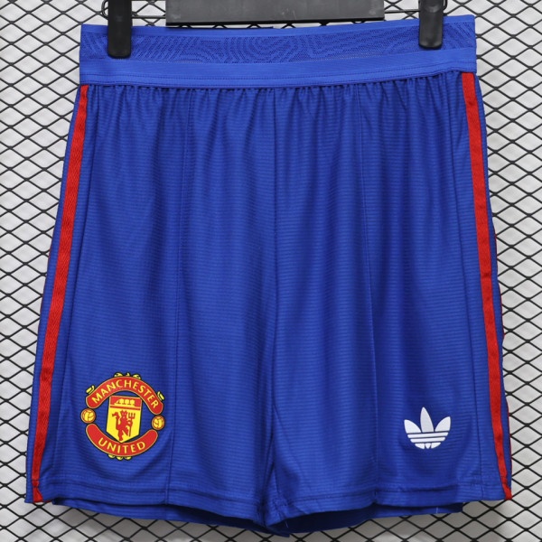 2026-27 M Utd Away Blue Player Version Shorts Pants 球员版
