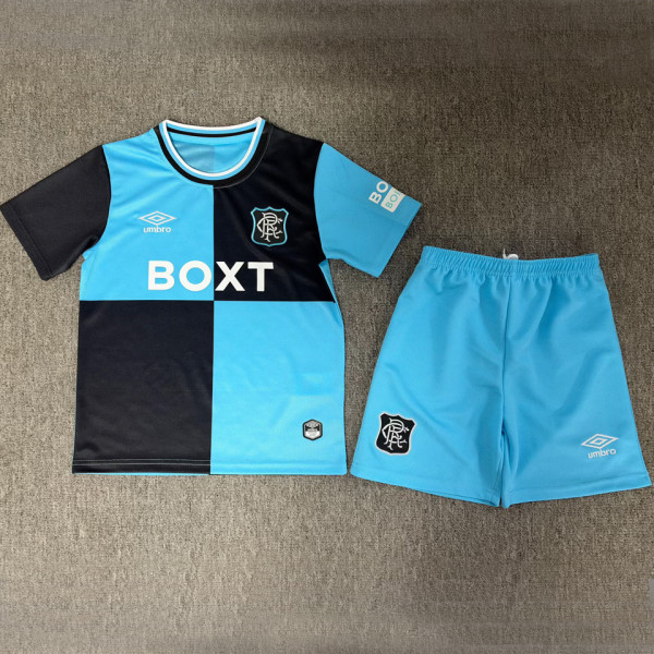 2026-27 Glasgow Rangers 4TH Kids Soccer Jersey