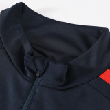 2026-27 Spain Royal Blue Kids Sweater Tracksuit （2 Stars 2星）