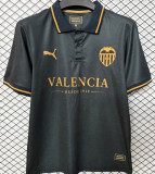 2026-27 Valencia Black Retro Style Fans Soccer Jersey