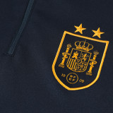2026-27 Spain Royal Blue Kids Sweater Tracksuit （2 Stars 2星）