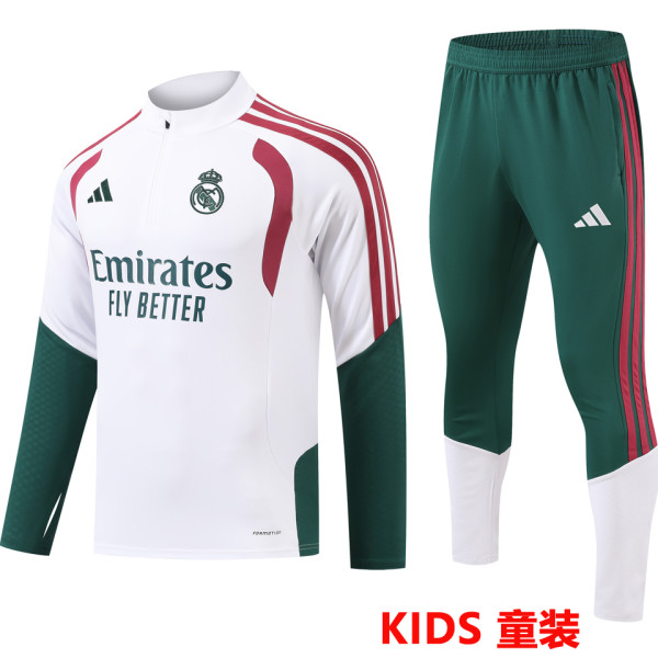 2026-27 RM White Kids Sweater Tracksuit