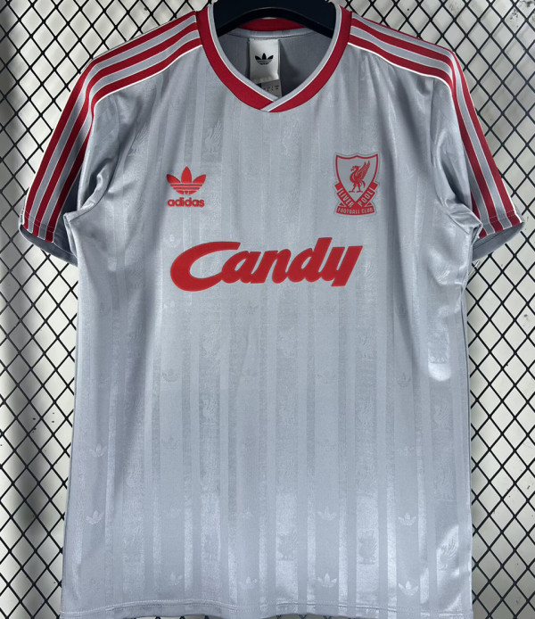 2026-27 LFC Grey Retro Style Fans Soccer Jersey