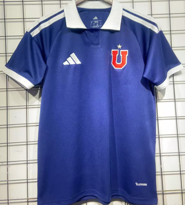 2027-28 Universidad de Chile Home Blue Fans Soccer Jersey 空白版