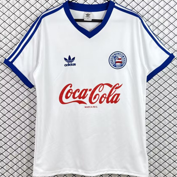 1988 Bahia Home White Retro Soccer Jersey