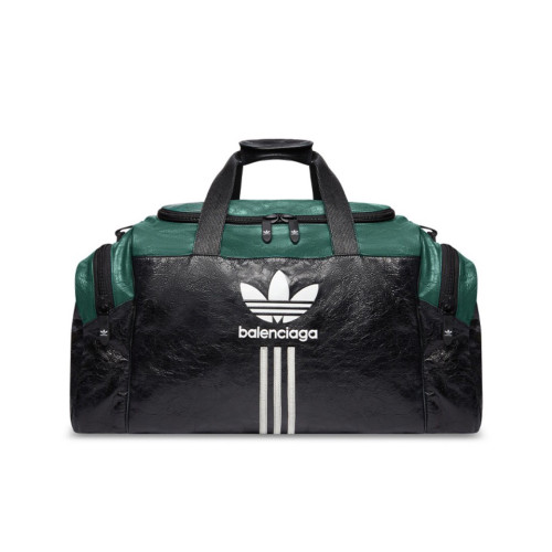 NIGO Balenciaga X Adidas Men's Adjustable Shoulder Strap Zipper Closure Sheep Leather Shoulder Crossbody Tote Travel Bag Gym Bags #nigo73141