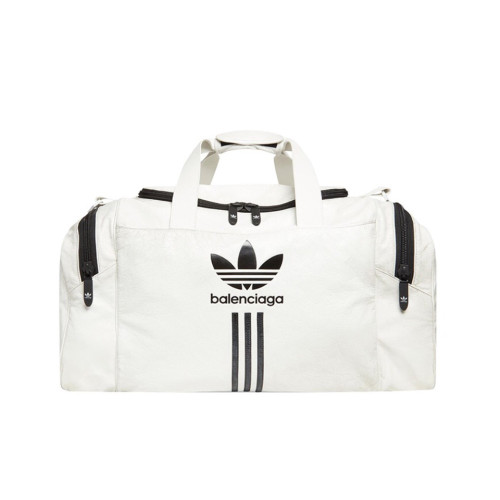 NIGO Balenciaga X Adidas Men's Adjustable Shoulder Strap Zipper Closure Sheep Leather Shoulder Crossbody Tote Travel Bag Gym Bags #nigo73141