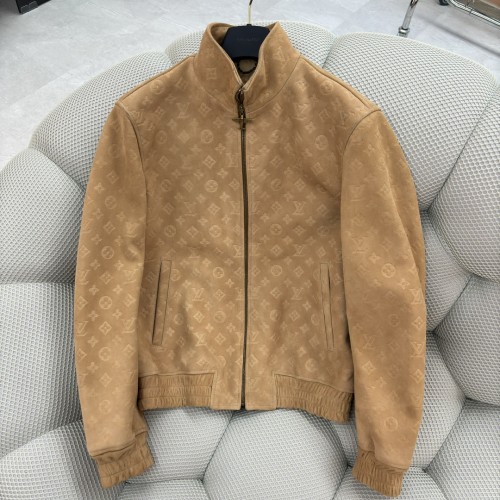 NIGO Louis Vuitton Men's Autumn and Winter Letter Printed Solid Color Zipper Long Sleeve Jacket #nigo73149