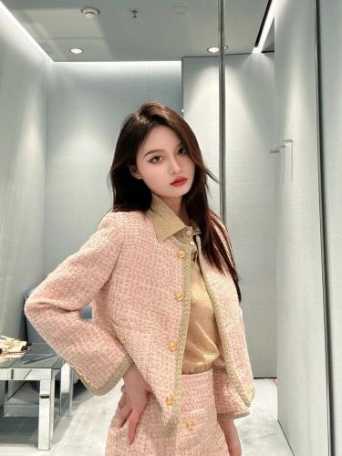 NIGO MiuMiu Women's Spring/Summer Applique Logo Oversized Stretch Short Sleeve Polo Shirt T-Shirt #nigo74947