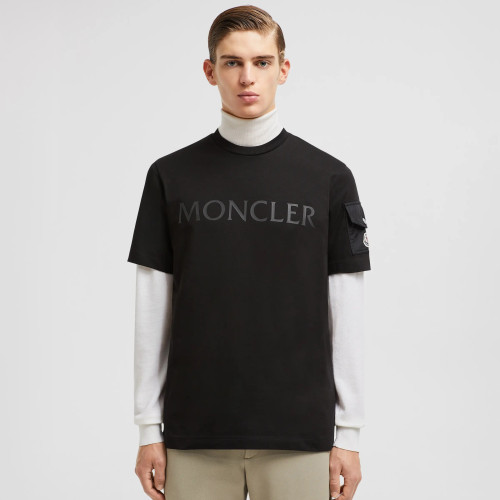 NIGO Moncler Men's Summer Solid Color Letter Logo Printed Round Neck Short Sleeve T-Shirt #nigo74955