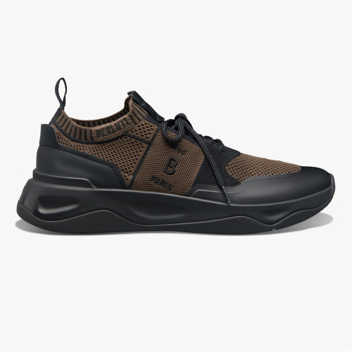 NIGO Berluti Shadow Rubber Coated Leather Sneakers Shoes Men's Temperament Versatile Commuter Style Casual Comfortable Sneakers #nigo81115