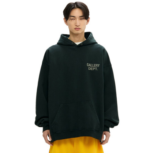 NIGO Gallery Dept. Men's And Women's  Spring/fall Fashion Casual Retro Hooded Pullover Long Sleeve Logo Sweatshirt With Letter Print Fleece Lining Sweatshirt  #nigo79267