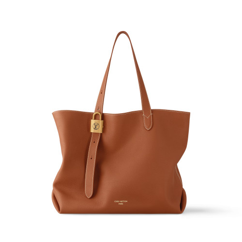 NIGO Low Key Cabas Louis Vuitton Women's Solid Color Adjustable Shoulder Strap Letter Logo Inside Cowhide Shopping Bag Shoulder Tote Bag Bags #nigo75412