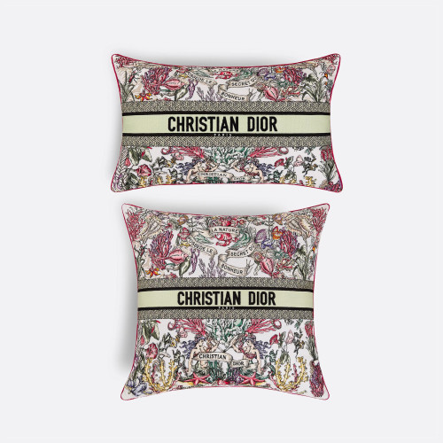 NIGO Dior Embroidered Pattern Printed Cushion 50 X 50 cm Lumbar Pillow 30 X 50 cm Home Accessories #nigo77393