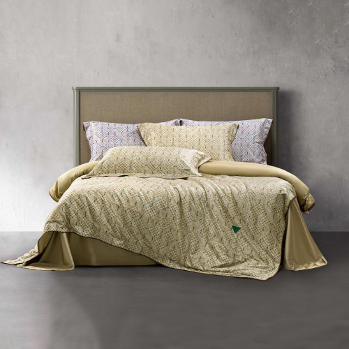 NIGO Bottega Veneta Fashionable Casual Minimalist Tencel Cotton Weave Textured Print Patchwork Four Piece Bedding Set With Sheets Duvet Cover And Pillowcases Home Furnishings  Household items #nigo79226
