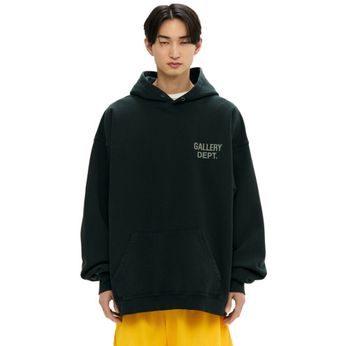 NIGO Gallery Dept. Men's And Women's  Spring/fall Fashion Casual Retro Hooded Pullover Long Sleeve Logo Sweatshirt With Letter Print Fleece Lining Sweatshirt  #nigo79267
