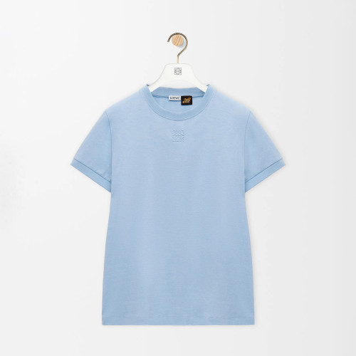 NIGO Loewe Women's Summer Solid Colour Back Hollow Lace Round Neck Short Sleeve Cotton T-Shirt #nigo76716