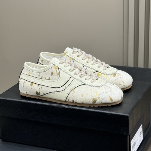 NIGO Dries Van Noten Men's And Women's Colorblocking Suede Calf Leather Round Toe Low Top Lace Up Casual Derby Shoes #nigo76593