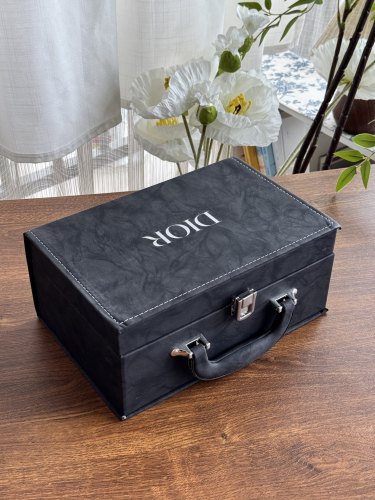 NIGO Dior Metal Ice Cube Wine Glasses Gift Box (2 Clear Wine Glasses 6 Ice Cubes) #nigo76592