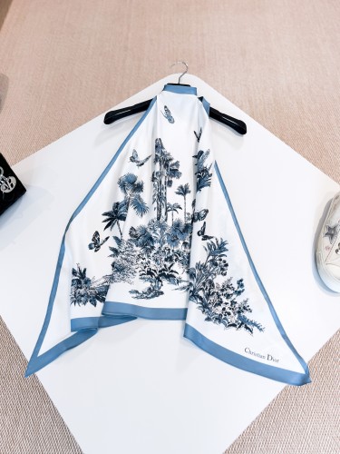 NIGO Dior Women's Dioriviera Mulberry Silk Print Summer High Street Colorblocking Hanging Neck Camisole Sleeveless Top Ngvp #nigo1823