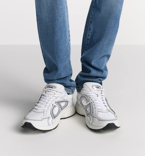 NIGO Dior Men's B30 Countdown Sneakers All-Season Retro Low-Top Lace-Up Solid-Color Mesh Casual Shoes #nigo81726
