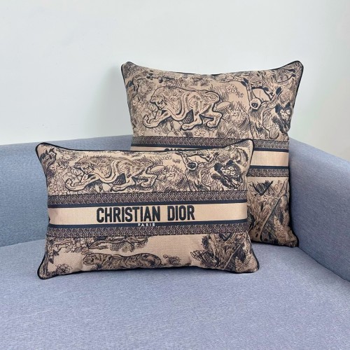 NIGO Dior Embroidered Pattern Printed Cushion 50 X 50 cm Lumbar Pillow 30 X 50 cm Home Accessories #nigo77393