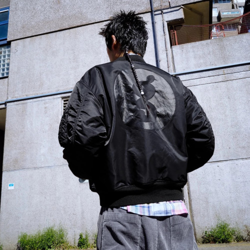 NIGO Supreme Supreme X Hiroshi Fujiwara Goodenough Collaboration Men's Autumn/winter Ss25 Patch Logo Design Zip-up Long-sleeved Jacket Includes Eight Diy Customisation Badges Ngvp #nigo2627