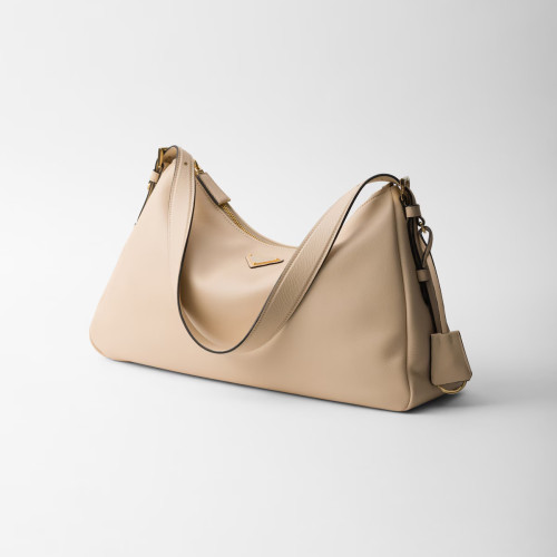 NIGO Prada Aimée Women's Fashion Classic Solid Color Leather Shoulder Bag Tote Bag Bags 1BC228_2CYS_F0PG7_V_LVM #nigo79284