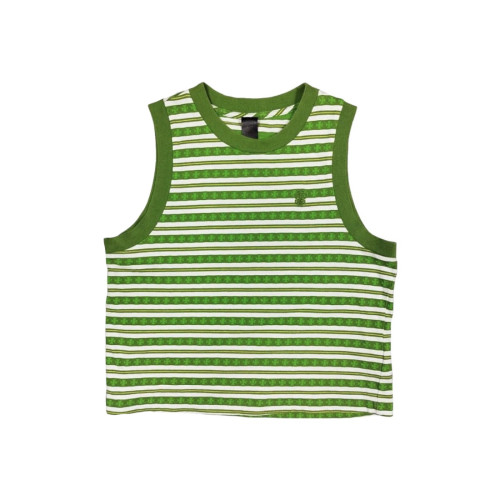 NIGO Chrome Hearts Women's Summer Striped Jacquard Sword Embroidered Sleeveless Tank Top #nigo76584