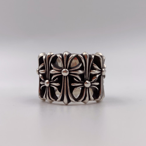NIGO Chrome Hearts Men's Women's Fashion Vintage Cross Ring Casual Jewellery Accessories #nigo76613
