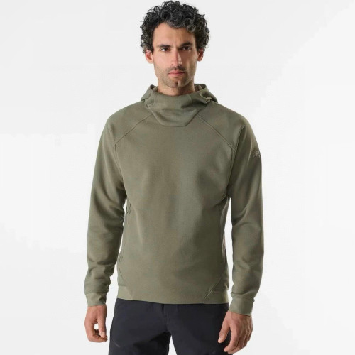 NIGO Arcteryx Men's Spring And Fall Comfortable Breathable Warm Fleece Hooded Long Sleeved Sweater #nigo75418