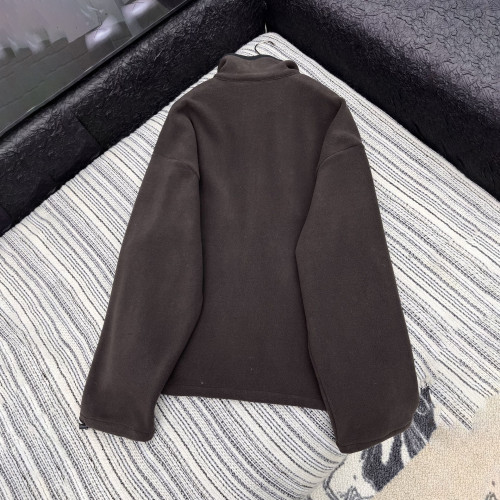 NIGO MiuMiu Women's Spring/Fall Fashion Casual Stand Collar Zipper Contrast Color Letter Embroidery Decorative Drawstring Fleece Stand Collar Jacket #nigo79273