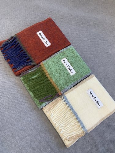 NIGO Acne Studios FallWinter Warm Scarf - Casual and Stylish Narrow Style #Nigo83206A