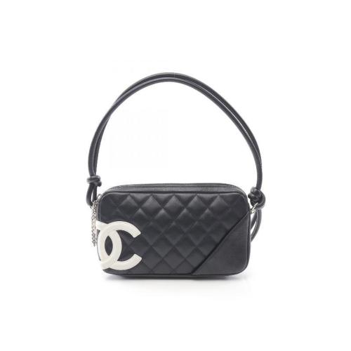 NIGO Chanel Vintage Women's Shoulder Bag Crossbody Tote Handbag Black Cowhide Leather Fashion Zipper Handbag Bags  #Nigo82236A